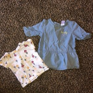 Two carter’s tops